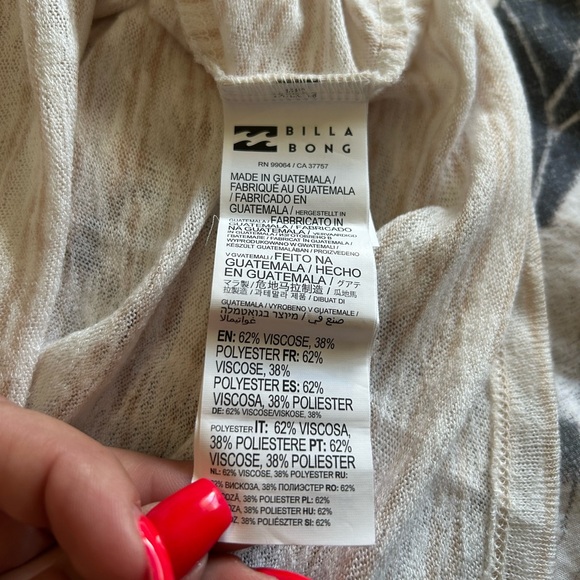 Billabong Out For Waves Beach Cover-Up - Picture 6 of 12